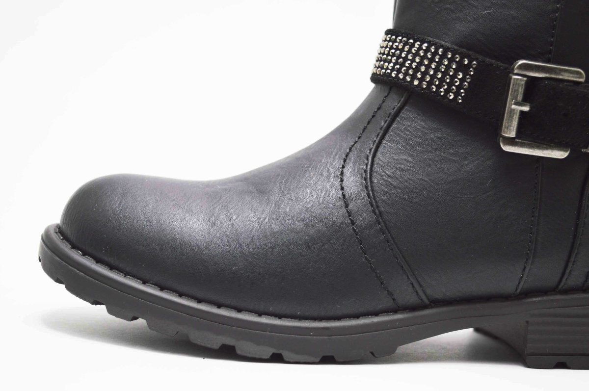 Bota negra hebilla niña - Imagen 7