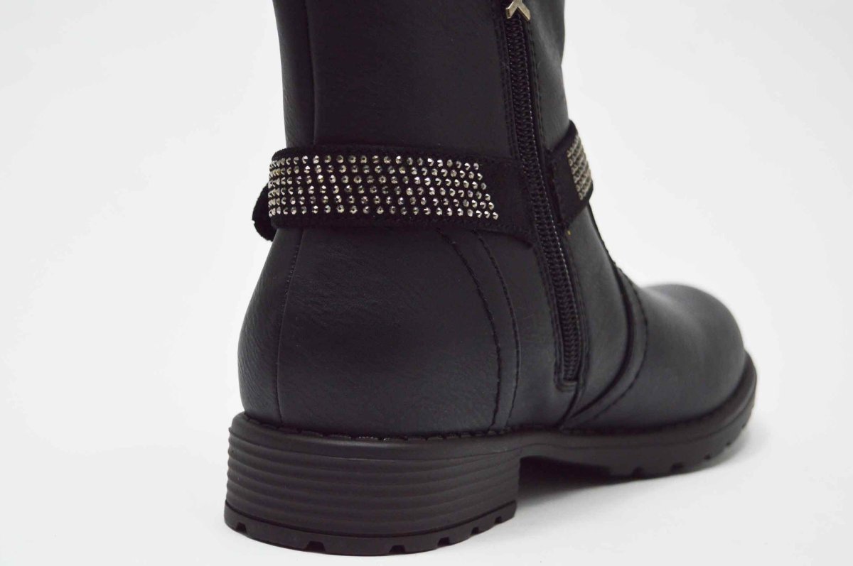 Bota negra hebilla niña - Imagen 6