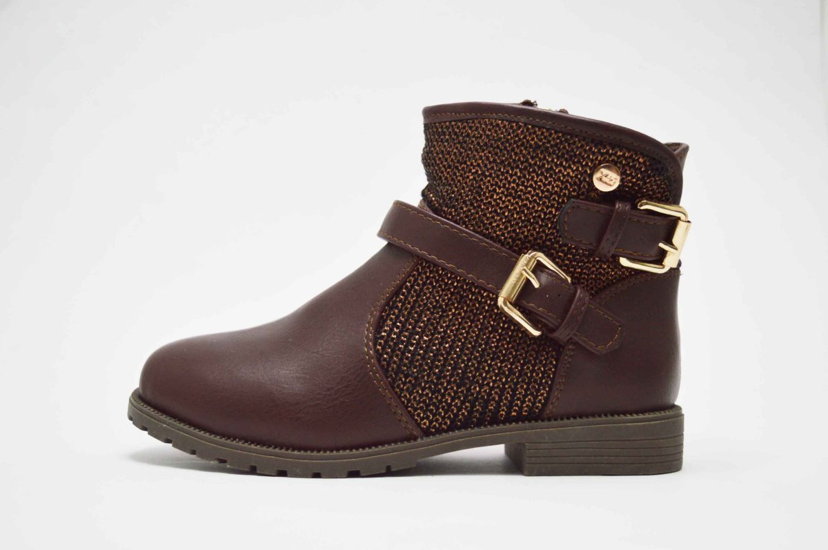 Botas hebillas marron niña - Imagen 4