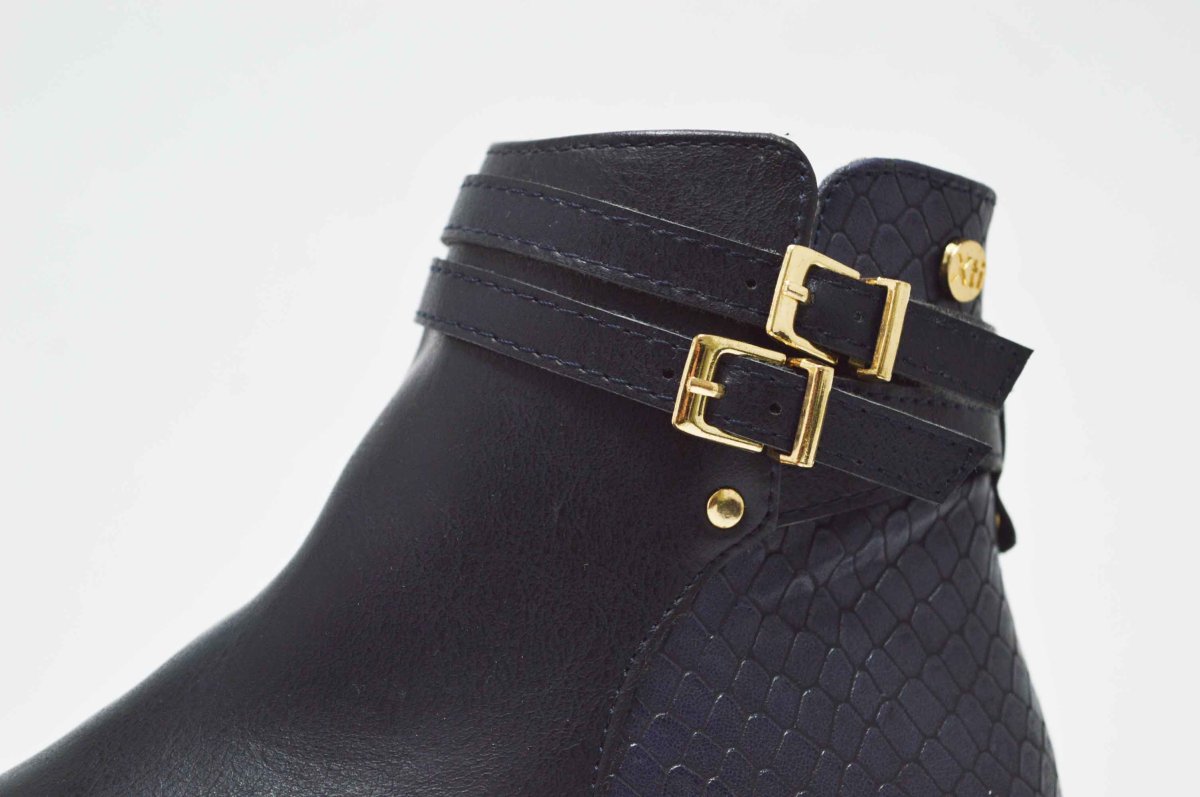 Bota azul hebillas niña - Imagen 7