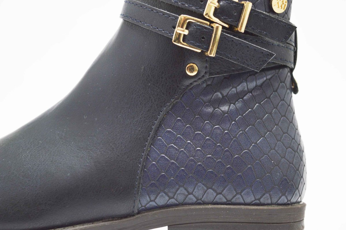 Bota azul hebillas niña - Imagen 8