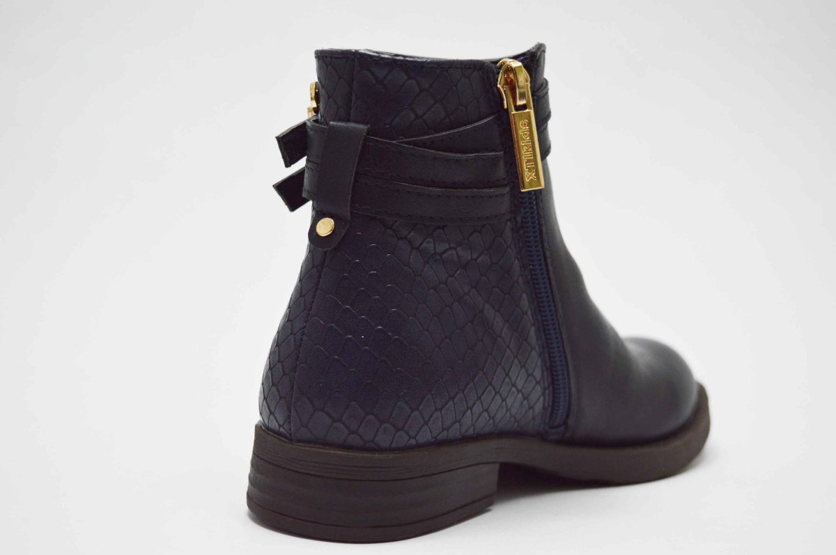Bota azul hebillas niña - Imagen 6