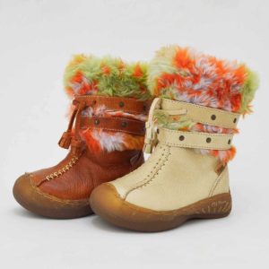 Bota con pelo niña