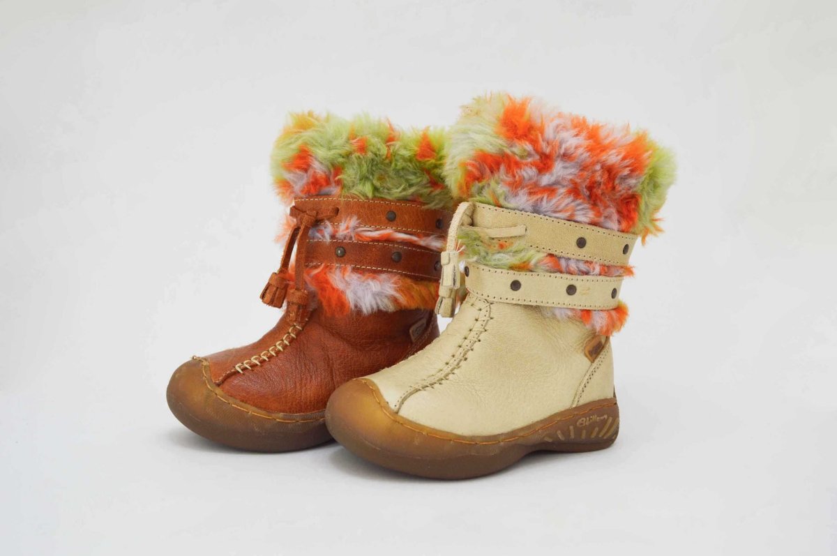 Bota con pelo niña
