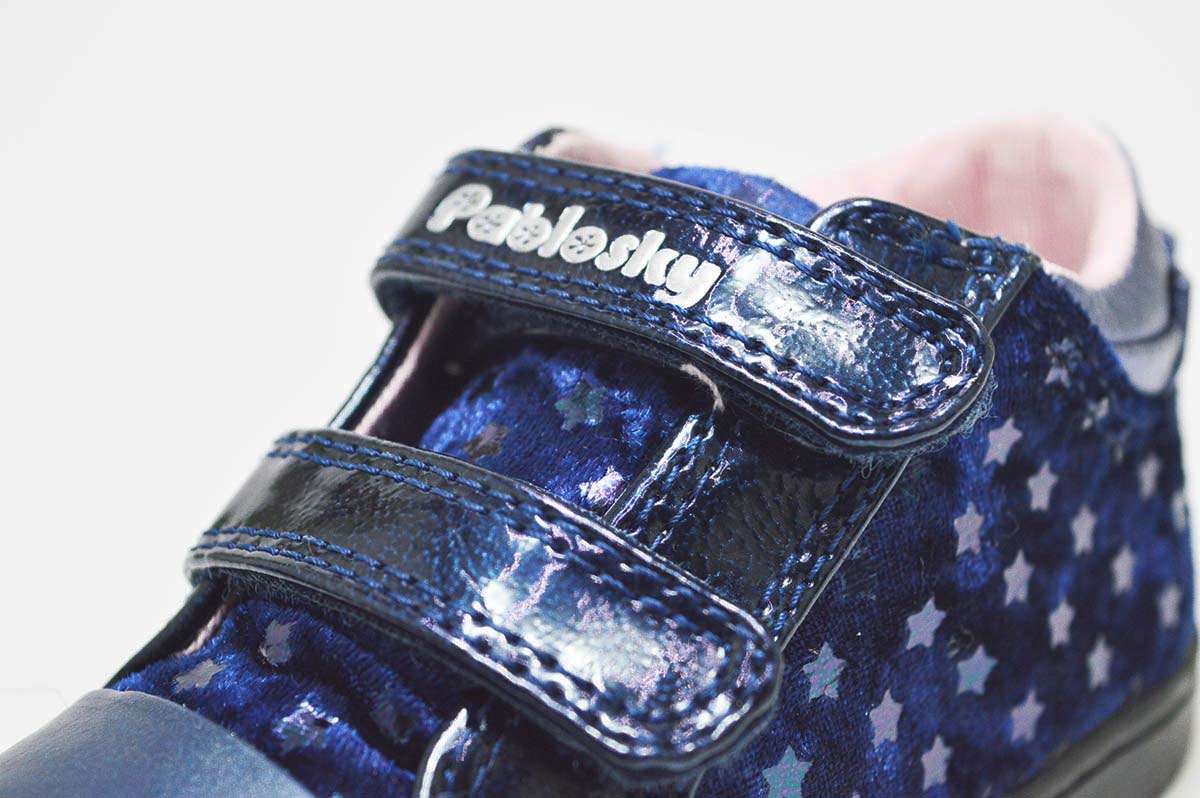 Botas azul efecto terciopelo estrellas niña Pablosky - Imagen 9