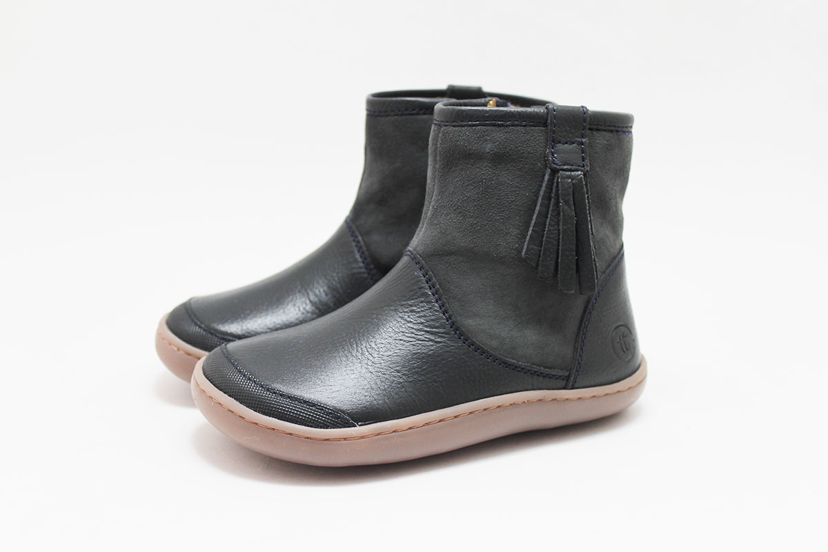 Botines barefoot niña flecos Chetto - Imagen 3