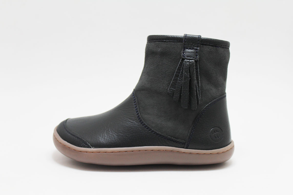 Botines barefoot niña flecos Chetto - Imagen 4