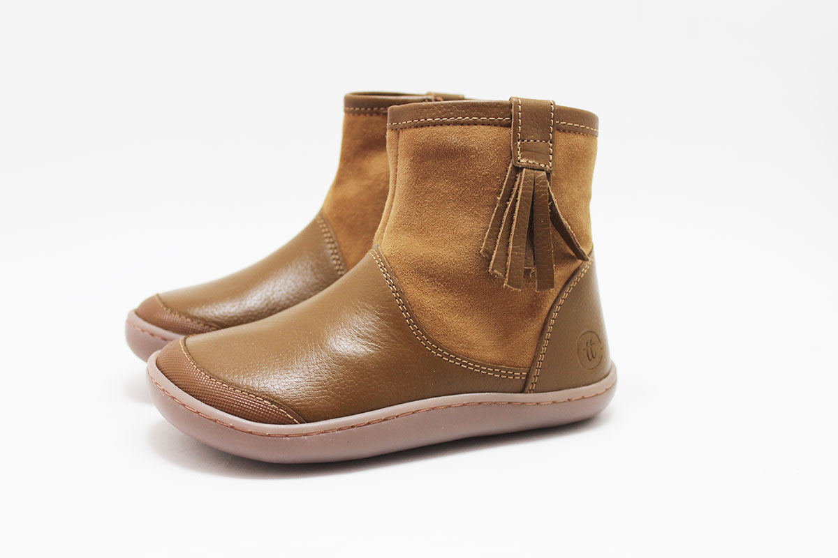 Botines barefoot niña flecos Chetto - Imagen 6