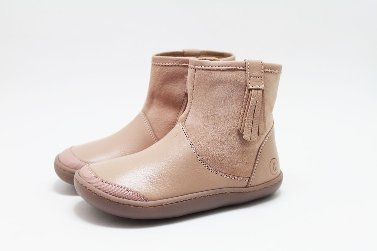 Botines barefoot niña flecos Chetto - Imagen 9