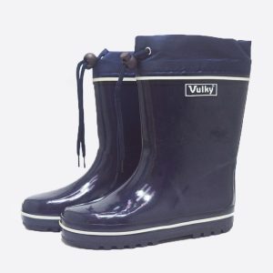 Bota de agua azul cuello ajustable niños