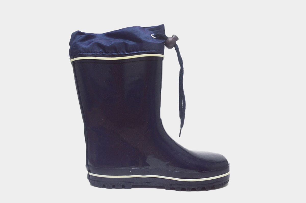 Bota de agua azul cuello ajustable niños - Imagen 4