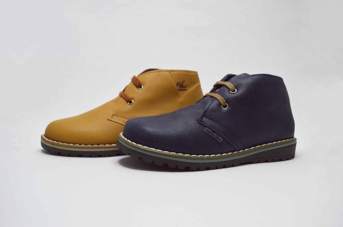 Bota tipo pisacacas cordones niños - Imagen 2
