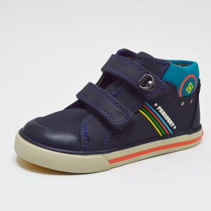 Botas azul rayas laterales niño Pablosky