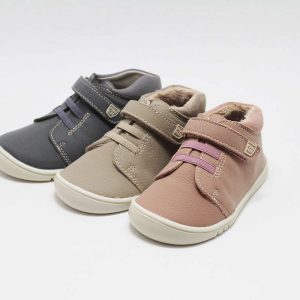 Botita barefoot borreguito cordones elásticos Piruflex