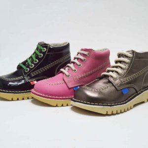 Bota cordones niña