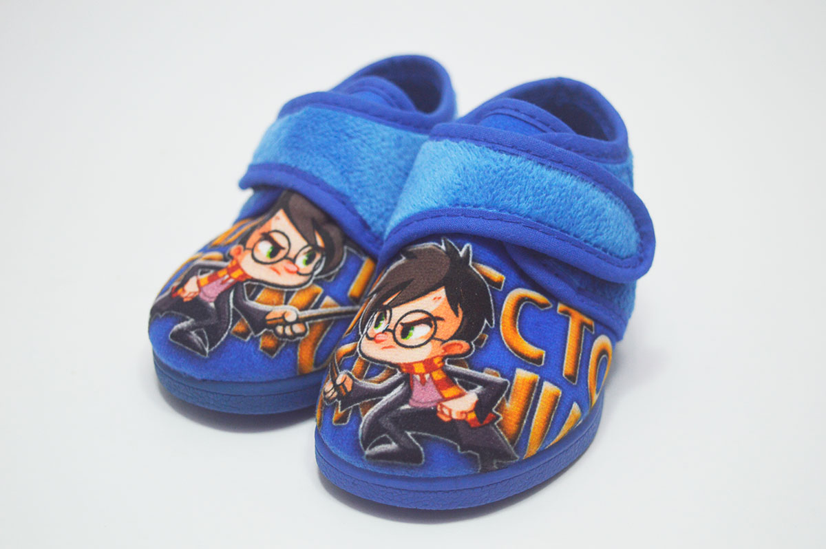 Zapatilla casa mago azul niño sin cordones - Imagen 3