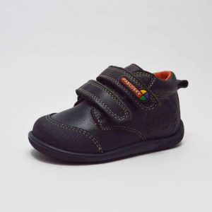 Bota azul marino puntera dos cierre adherentes Pablosky