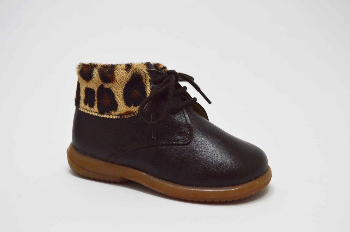 Botita cordones leopardo niña - Imagen 9