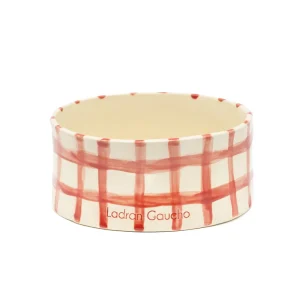 Bowl para perros Vichy Rojo - Ladran Gaucho