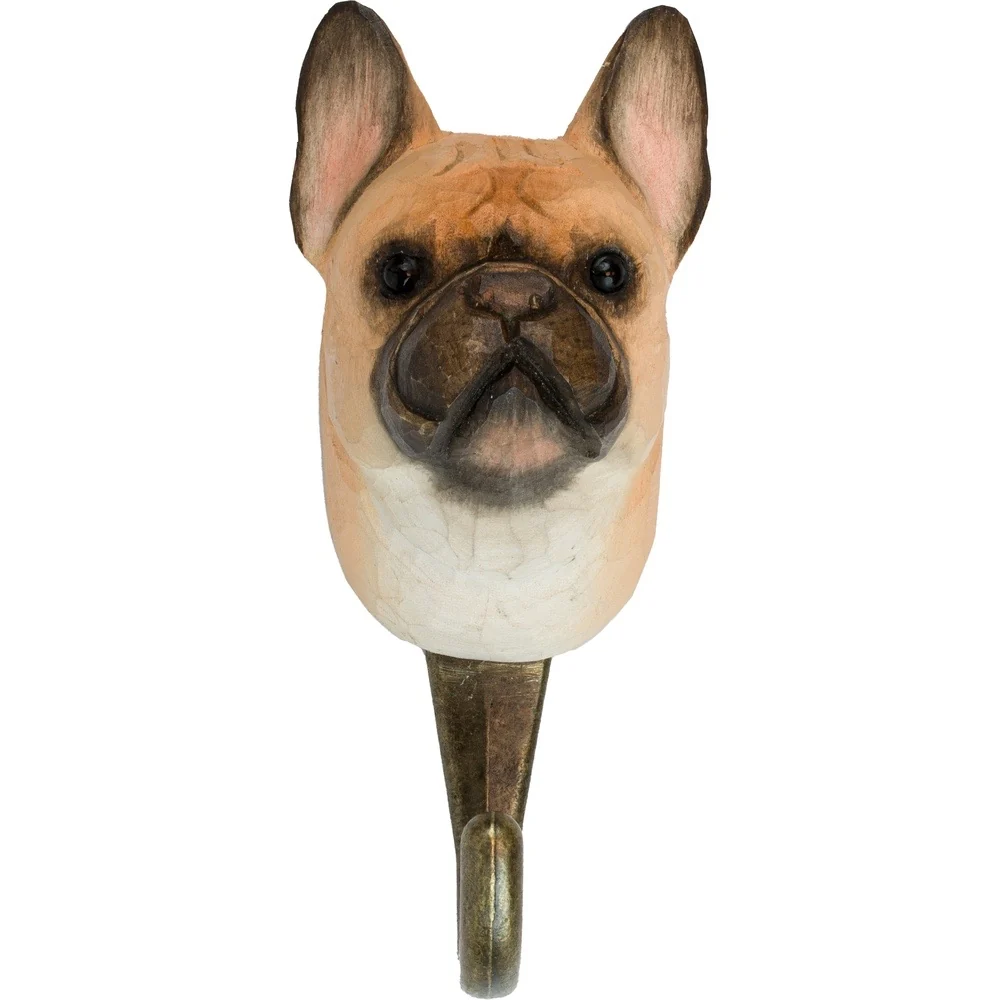 Perchero para complementos de perros con forma de Bulldog francés - Imagen 2