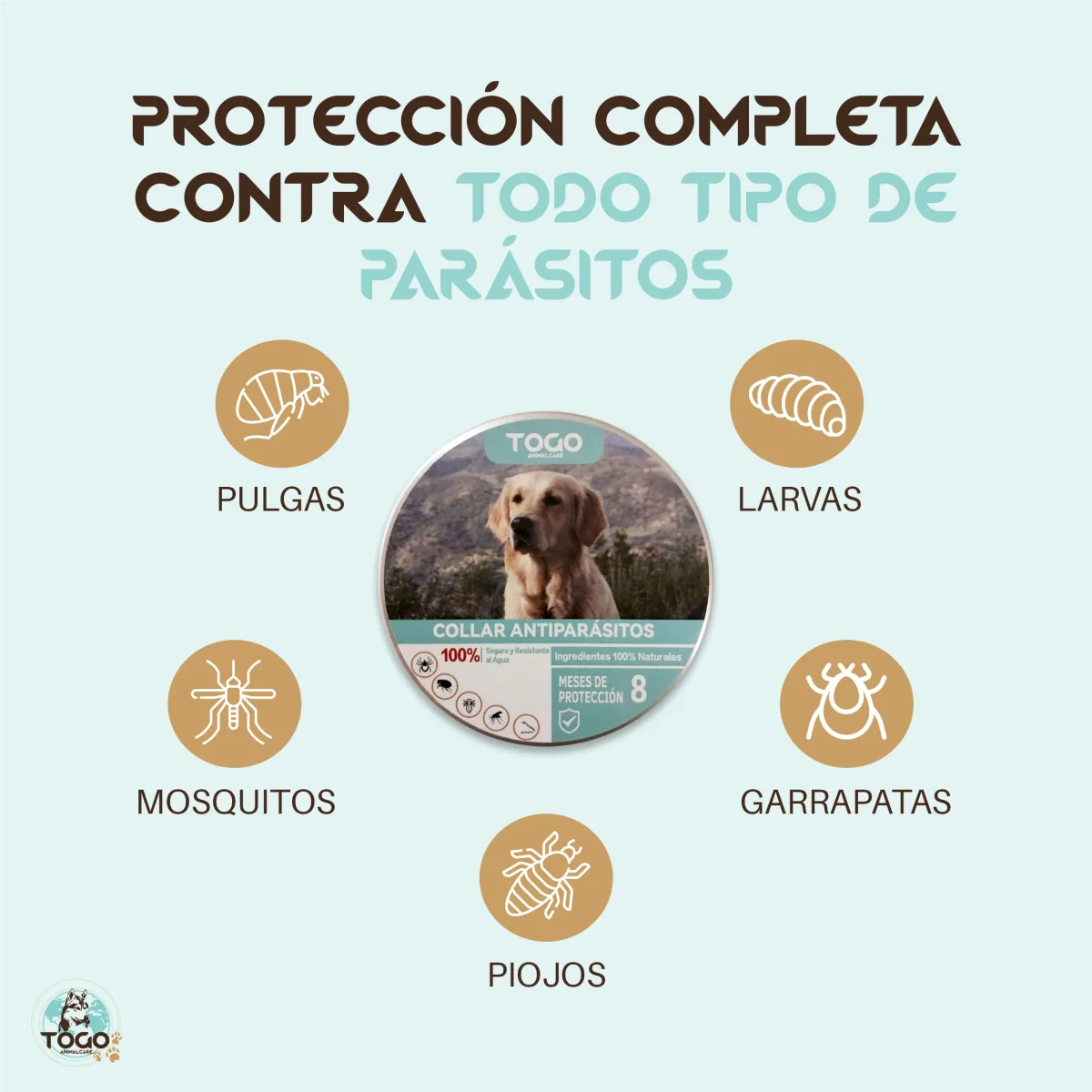 Collar para perros antiparasitario - Imagen 5