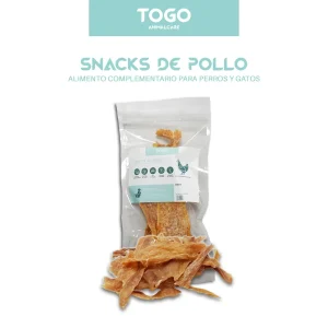 Snacks de pollo naturales para perros