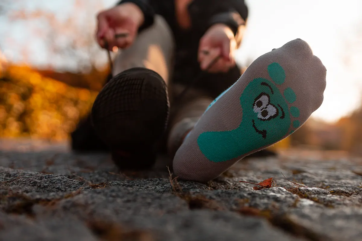 Calcetines Barefootan Deportivos Blanco - Imagen 5