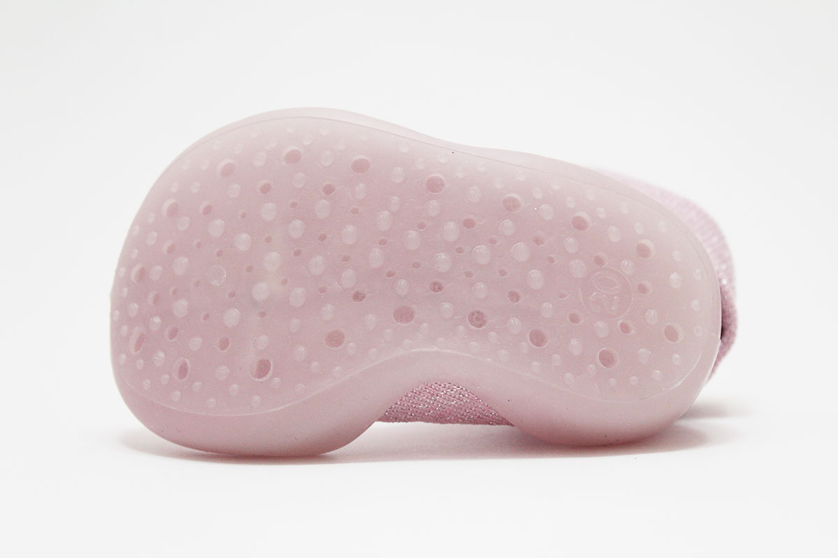 Calcetines con suela brillo rosa - Imagen 4