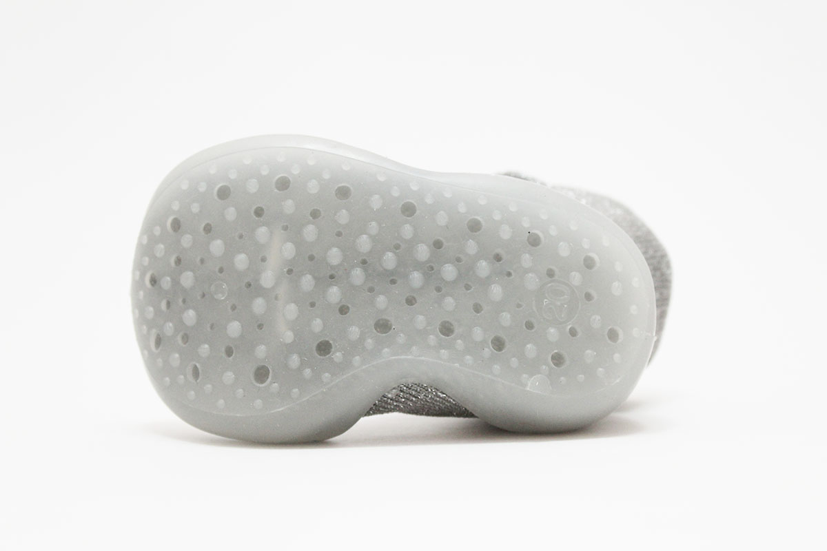 Calcetines con suela brillo gris - Imagen 6