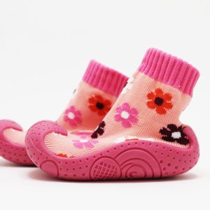 Calcetines con suela flores