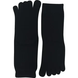 Boma Calcetines de Dedos Negro Bambú