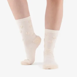 Victoria Barefoot Calcetines Corazones Beige