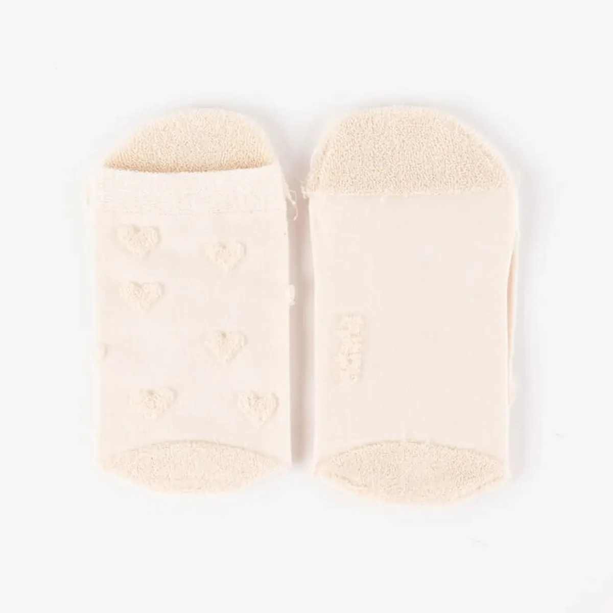 Victoria Barefoot Calcetines Corazones Beige - Imagen 3