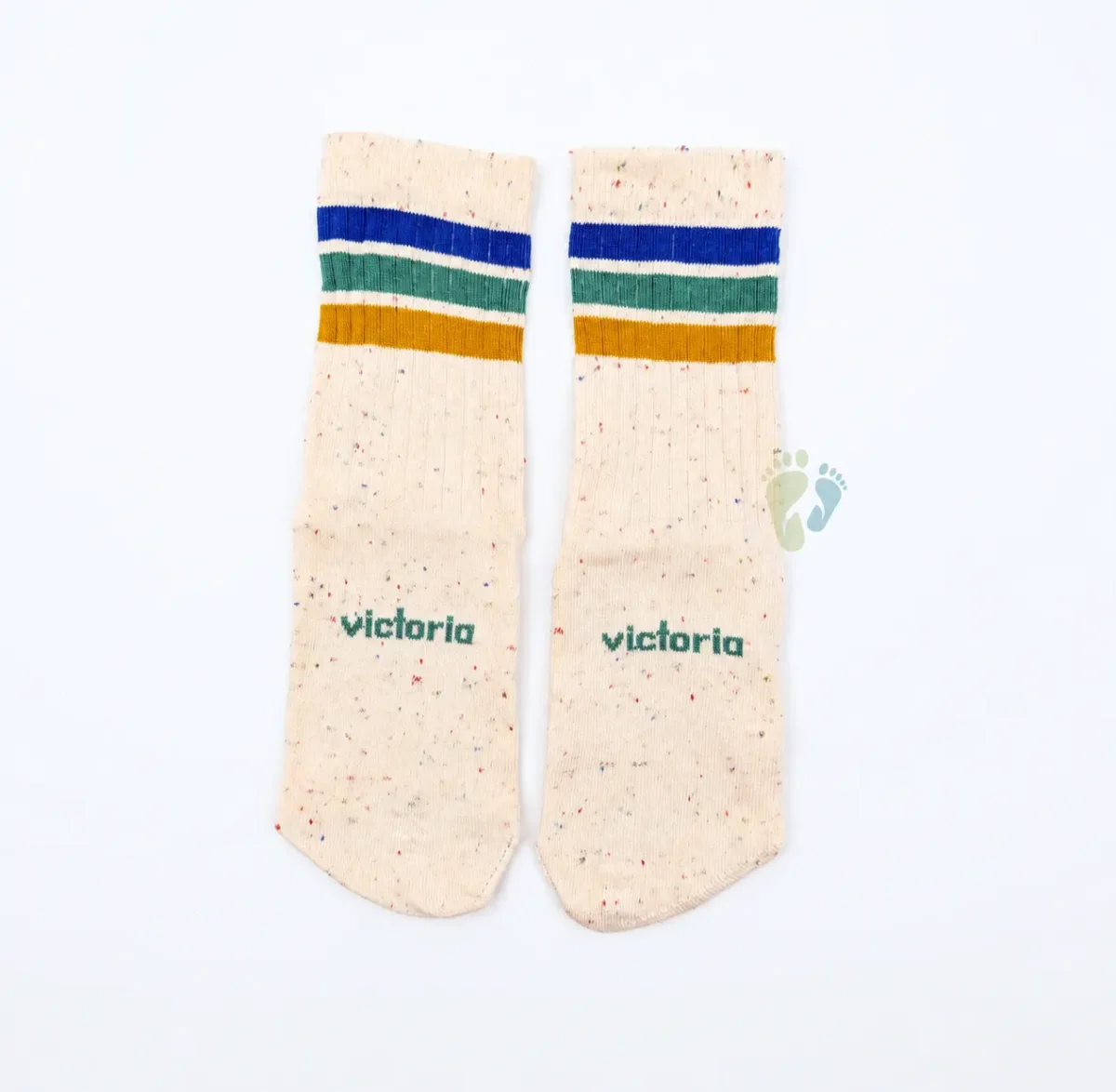 Victoria Barefoot Calcetines Jaspeado Mostaza - Imagen 5