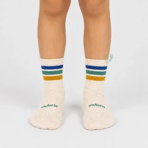 Victoria Barefoot Calcetines Jaspeado Mostaza