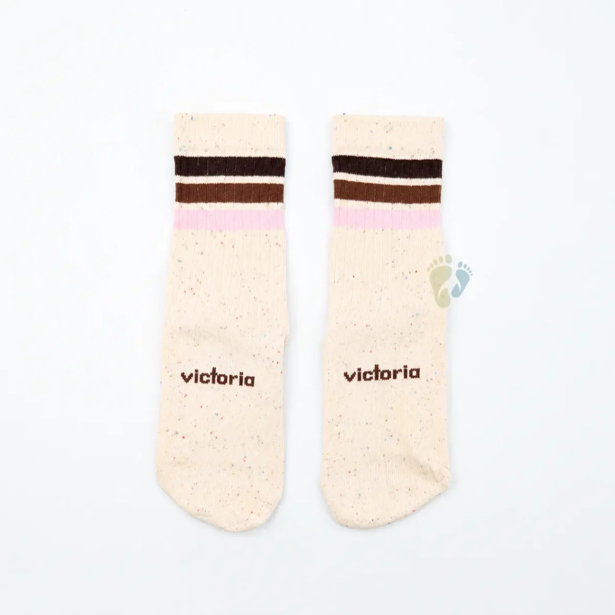 Victoria Barefoot Calcetines Jaspeado Rosa - Imagen 5