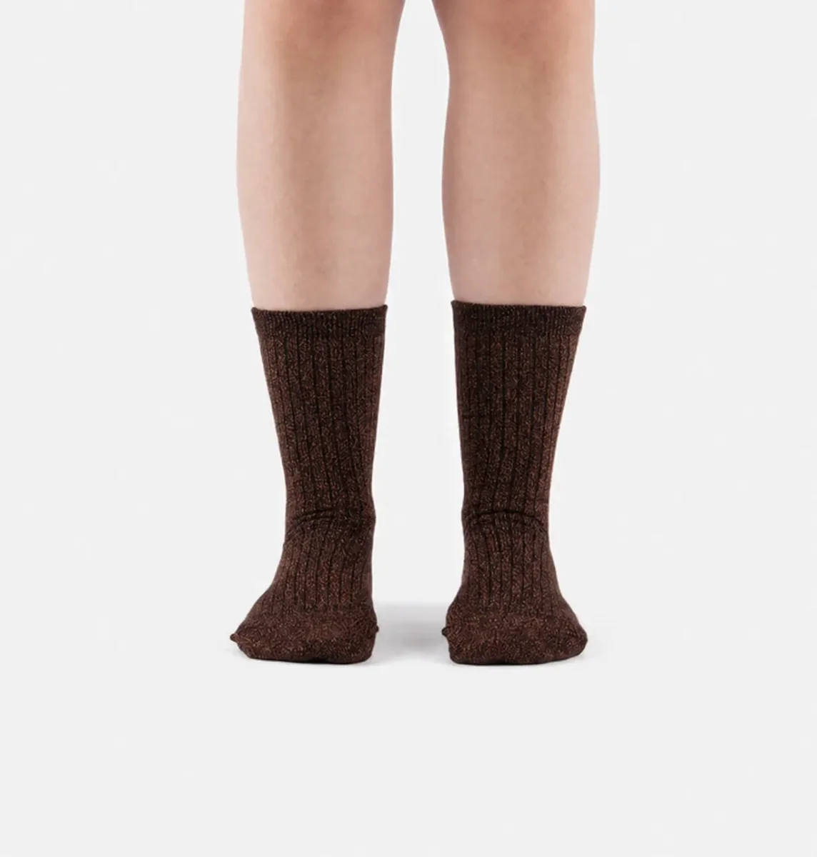 Victoria Barefoot Calcetines Lurex Bronce - Imagen 2