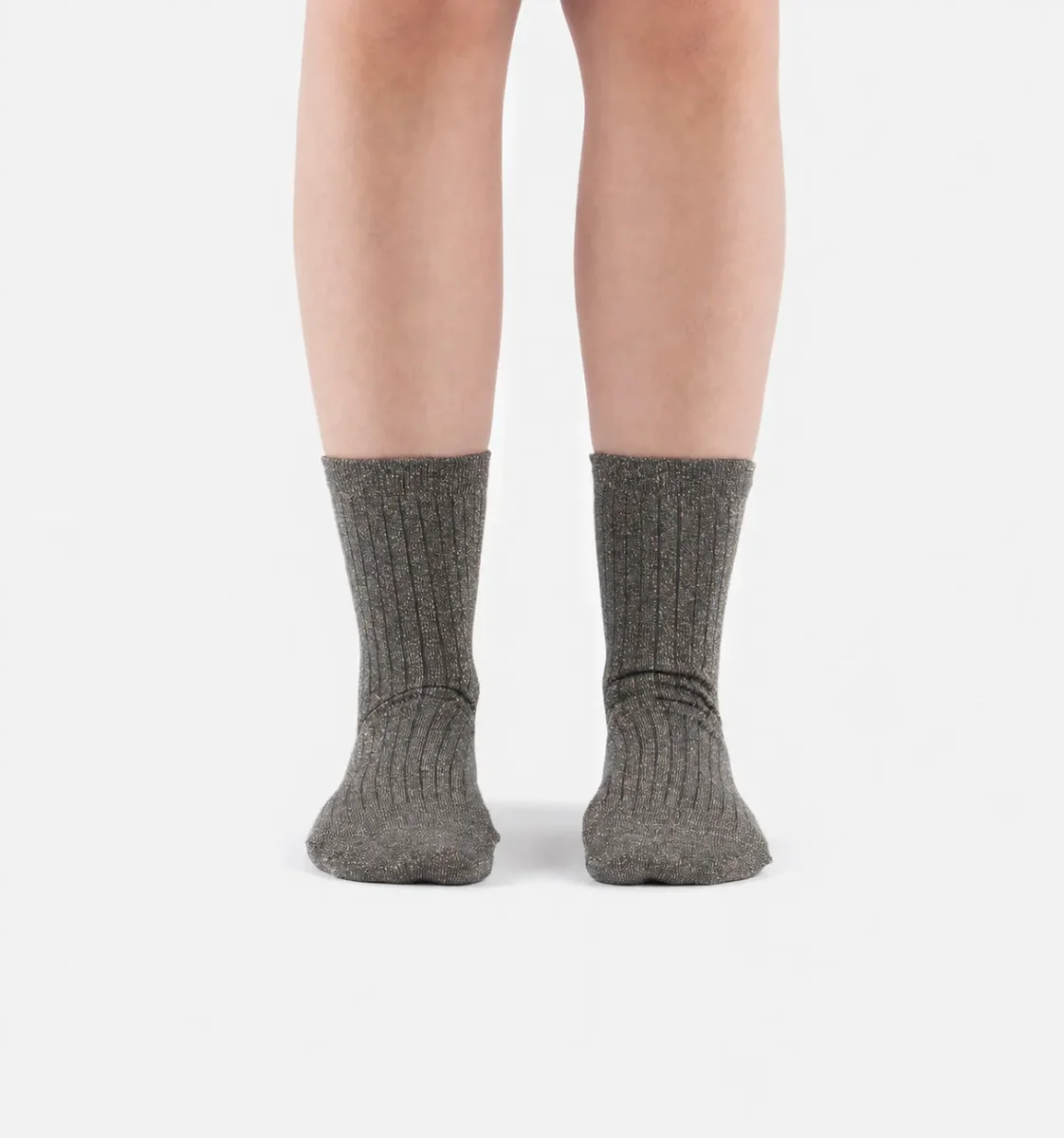 Victoria Barefoot Calcetines Lurex Gris - Imagen 2
