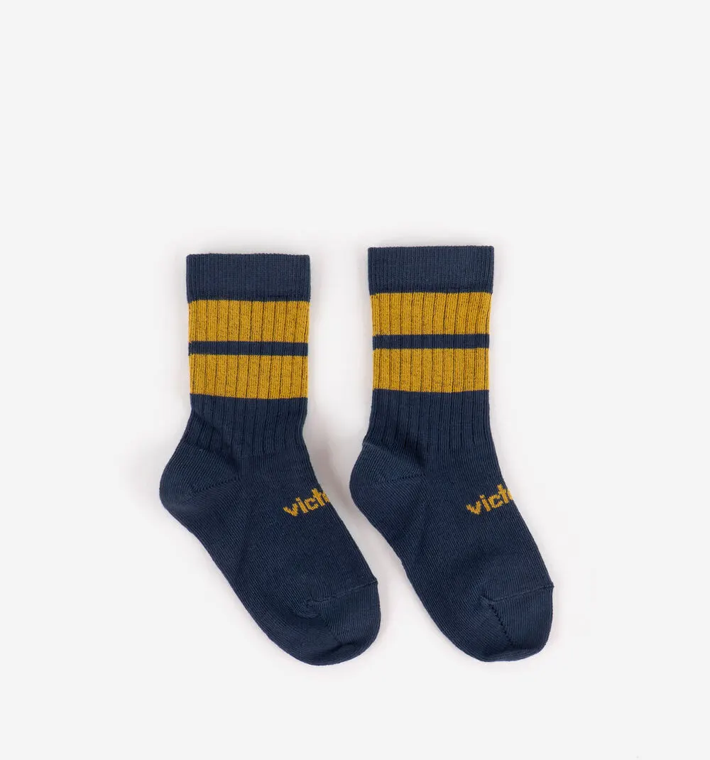 Victoria Barefoot Calcetines Rayas Azul - Imagen 4
