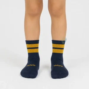 Victoria Barefoot Calcetines Rayas Azul