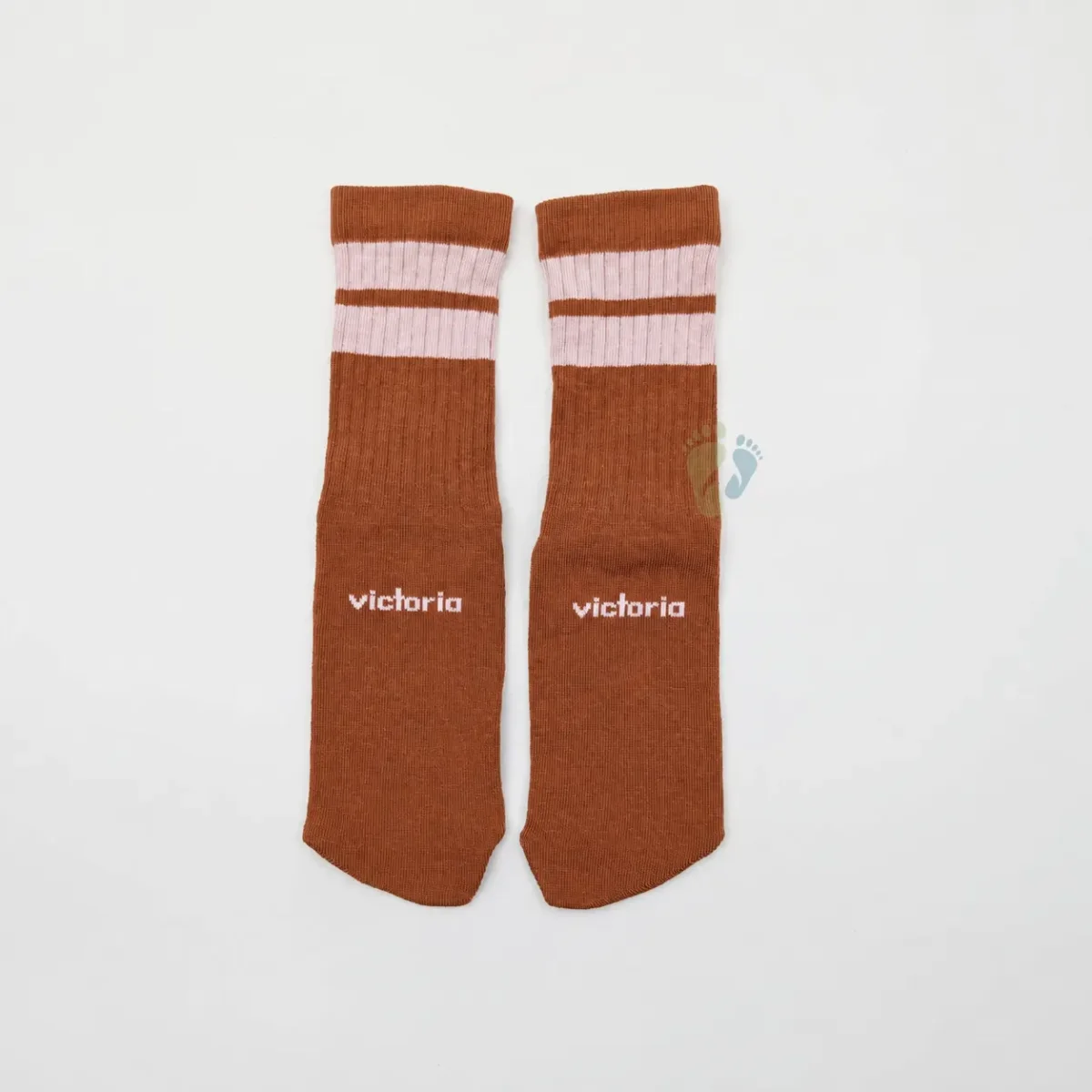 Victoria Barefoot Calcetines Rayas Camel - Imagen 5