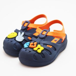 Cangrejeras Ipanema azul letras niños