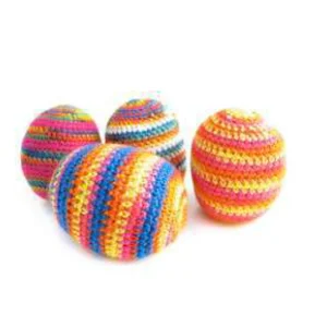 Pelota crochet multicolores- The Dida