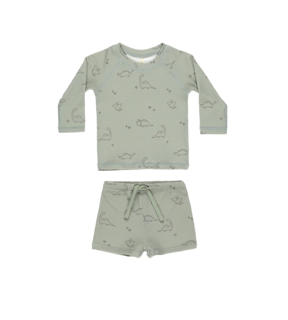 Conjunto bañador de camiseta y short Dino- QUINCY MAE