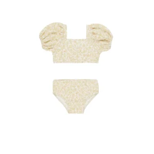 Bañador dos piezas estampado Flores Amarillas- QUINCY MAE