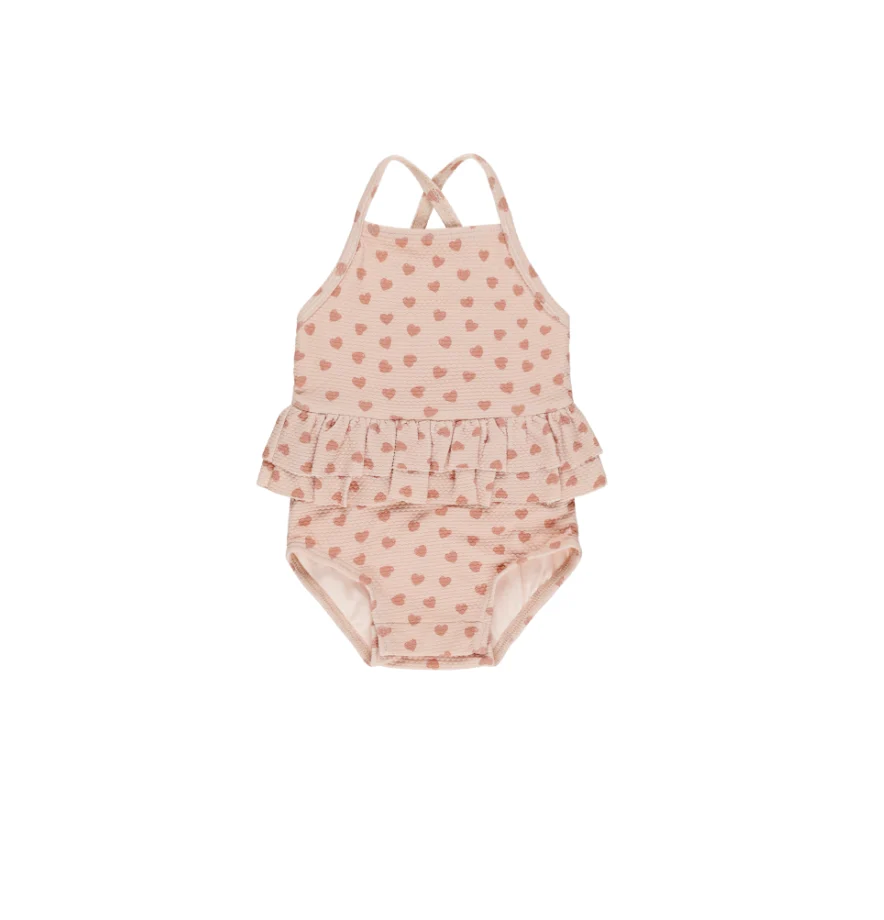 Bañador entero estampado Corazones- QUINCY MAE