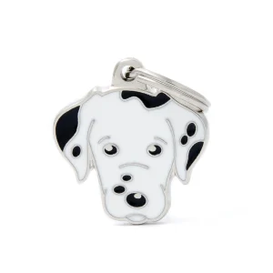Chapa para perros dálmata