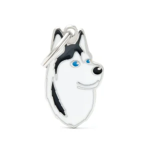 Chapa para perros husky