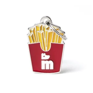 Chapa para perros patatas fritas