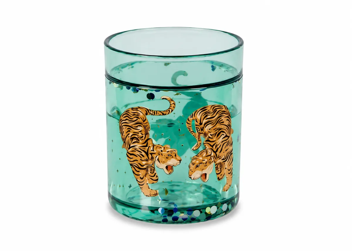Vaso con Purpurina Azules Pelotas-KONGES SLØJD - Imagen 4